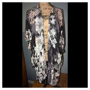 Mixit Swimsuit Cover Up Womens One Size OS Lace Colorful Open